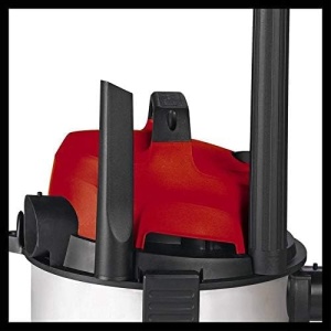 Aspirator umed/uscat Einhell TC-VC 1820 SA (1.250 wati, rezervor din otel inoxidabil 20l, conexiune prin suflare, suport pentru accesorii, priza automata pentru dispozitiv, incl. furtun de aspiratie, duze + filtru) - Img 3
