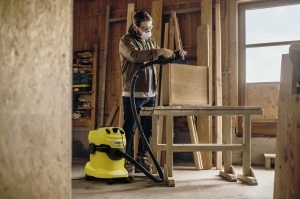 Aspirator umed-uscat Karcher WD 4 P V-20522, 1000 W, 20 L, galben - Img 6