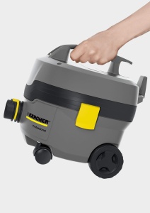Aspirator uscat Karcher T 7/1 Classic, vid: 23,5 kPa, putere nominala: 850 wati, recipient: 7 litri, furtun de aspiratie: 2 m, incl. Duza de podea combinata, sac filtrant din lana, cos filtrant principal permanent - Img 2