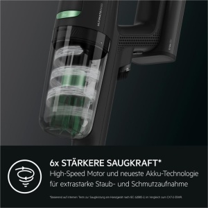 Aspirator vertical AEG Ultimate 8000 OKO AP81B25OKO 252V 3 moduri filtru 5 trepte negru - Img 8