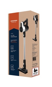 Aspirator vertical Grundig VCP 4130, 2-in-1, 110W, 21.6V, albnegru - Img 8