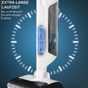 Aspirator vertical Rowenta X-Clean 10, 60 min autonomie, 0.8 kg, alb - Img 6