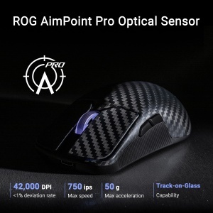 ASUS ROG Harpe Ace Extreme Mouse Wireless Gaming 42000 DPI Negru - Img 6