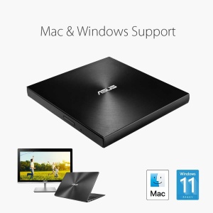 Asus ZenDrive U9M DVD Writer Gold USB-C si USB-A Ultra Slim - Img 7