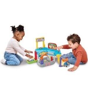 Atelier Auto VTech Tut Tut Baby Flitzer cu Roboterarm, 2-in-1, pentru copii 1-5 ani - Img 3