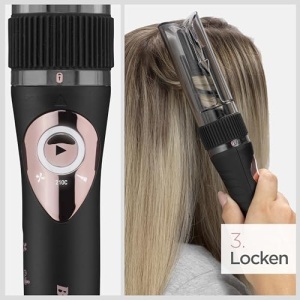 BaByliss Curl Secret Lite C1031E Negru si Rose Gold Auto-Curl 210degC - Img 11