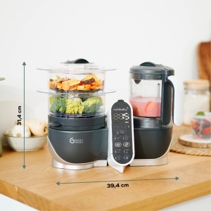 Babymoov Nutribaby Plus Industrial Grey 6-in-1 Preparare Mancare pentru Bebelusi 2200ml - Img 7