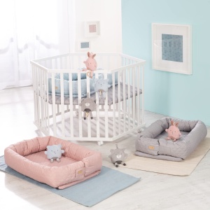 Babynest 3 in 1 roba Style, margini detasabile, rozmov, 0-6 luni - Img 3