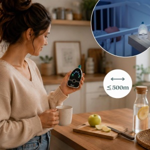 Babyphone Babymoov Easy Care - Digital Green Technology, 500m, cu noapte - Img 5