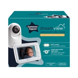 Babyphone Tommee Tippee Dreamview cu camera HD, 5 inch, 250 m - Img 3
