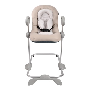 Babywippe BEABA Up Down IV, inaltime ajustabila, 3 pozitii de inclinare, culoare Argile - Img 2