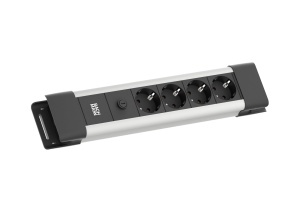 Bachmann Connectus 3xCEE73 Gri 10A 20m C14 Stecker