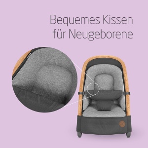 Balansoar pentru bebelusi Maxi-Cosi Kori 2-in-1 0-6 luni pana la 9 kg Balansoar pentru bebelusi 3 pozitii de inclinare reglabile cu o singura mana uso - Img 3