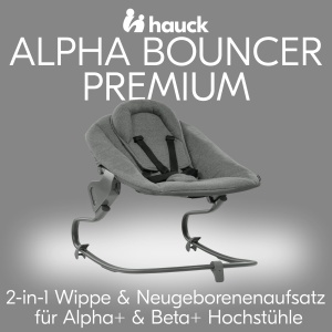 Balansoar si Suport pentru Incepatori Hauck Alpha Bouncer Premium Gri Inchis - Img 4