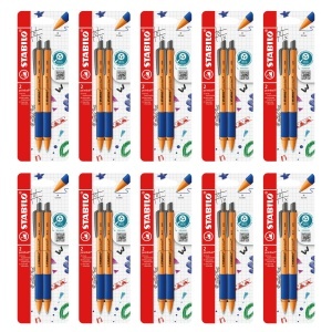 Balpen STABILO pointball, albastru, varf 0.5mm, mecanism clic