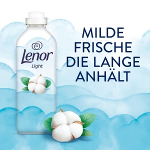 Balsam de rufe Lenor Light Frische, 12x38 spalari, parfum flori de bumbac - Img 3