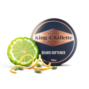 Balsam pentru barba King C. Gillette, 100ml, cu Argan si Cacao - Img 1