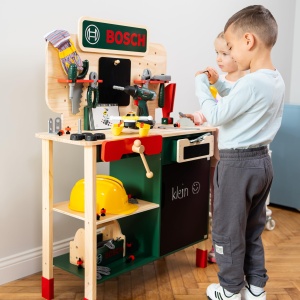 Banc de lucru pentru copii Bosch cu lumini si sunete, 79 cm - Img 2