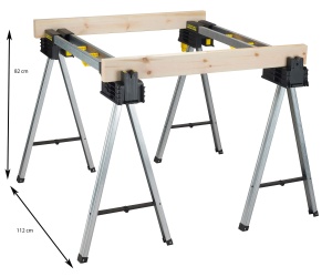 Banci de lucru Stanley FatMax FMST1-75763, capacitate 900 kg, cu picioare pliante - Img 9