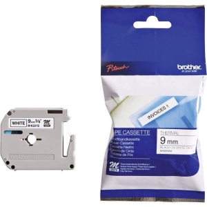 Banda de etichetare Brother MK-221S, 9 mm, 4 m, alb cu negru