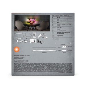 Banda LED cu sunet LEDVANCE FLEX AUDIO 2M, alba, 3.5W, RGB - Img 13