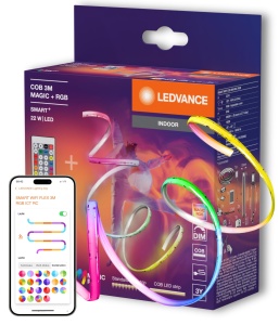 Banda LED cu WiFi LEDVANCE, 22W, 3m, RGB, cu telecomanda