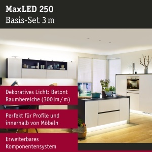 Banda LED Paulmann MaxLED 250, 3m, 12W, Lumina calda - Img 2