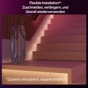 Banda LED Philips Hue Flux 5m, 1200 lm, RGBAlb, Flexibila, Control prin Aplicatie - Img 4
