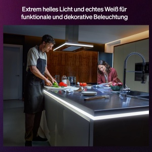 Banda LED Philips Hue OmniGlow 3m, 2700 lm, iluminare flexibila, control prin aplicatie - Img 3