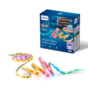 Banda LED Philips Smart Lighting RGBICWW, 5 m, Culoare Multicolora, Control Smart