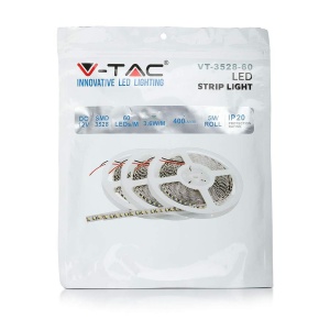 Banda LED V-TAC SMD3528 60LED-uri Alb Natural Waterproof - Img 3