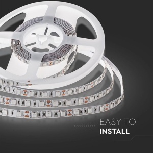 Banda LED V-TAC VT-5050 60 SMD 5050 6000K 50W 5 Metri Alb - Img 8