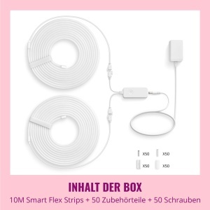 Banda LED WiZ SMART FLEX - 10 m, 16 milioane culori, control vocal si aplicatie - Img 6