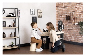 Barbershop pentru copii Smoby - Salon de frizerie cu 19 accesorii - Img 4