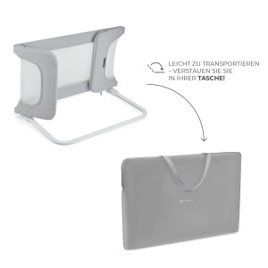 Bariere de siguranta Kinderkraft Guard Dream 120x40 cm, pliabila, gri - Img 4