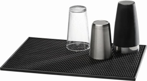 Barmatte APS 93166, 30 x 15 cm, inaltime 1 cm, plastic, negru