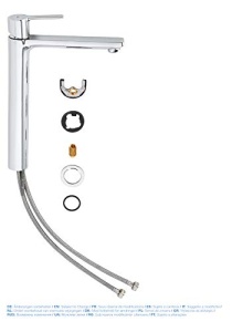 Baterie baie Grohe Lineare 23405001 montaj simplu crom economisire apa - Img 10