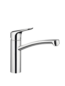 Baterie de bucatarie Hansgrohe Ecos M, crom, cu maner unic, rezistenta la presiune