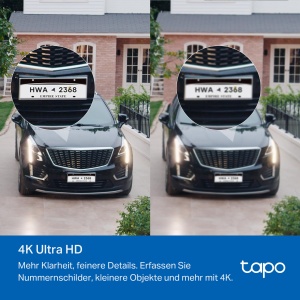 Baterie de exterior pentru camera de securitate Tapo C460 4K 8MP, viziune nocturna Starlight Color, Wi-Fi dual-band, baza magnetica, inregistrare microSD criptata, detectare AI, baterie de 10000mAh - Img 3