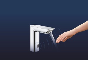 Baterie GROHE Bau Cosmopolitan E 36451000 Crom Tehnologie Infrarosu si Economie de Apa - Img 5