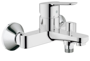 Baterie pentru cada GROHE BauEdge, crom, cu umare automata WanneBrause