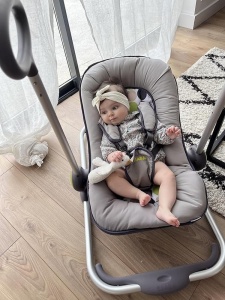 Beaba BabyWippe Up Down I Negru Reglabila 4 Inaltimi Ultra Confortabila - Img 3