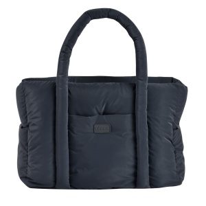 BEABA, Geanta scutece pentru bebelusi, Ultra practic, 10 buzunare interioare si exterioare, accesoriu integrat pentru carucior, covoras de infasat detasabil, geanta frigorifica, geanta Paris Puffy, gri heather