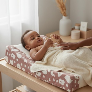Beaba Husa pentru Saltea Sofalange 100 Bumbac Bio Savannah Bloom - Img 3