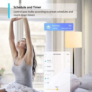 Bec inteligent TP-Link Tapo L510E E27, dimmabil, 8.7W, compatibil cu Alexa si Google Assistant - Img 6