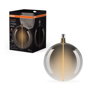 Bec LED decorativ Osram Vintage 1906, 4.8W, E27, sticla fumurie, 200mm