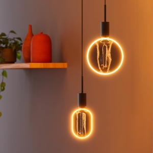 Bec LED decorativ Osram Vintage 1906 Globe 100, 4W, lumina calda, sticla fumurie - Img 3