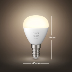 Bec LED E14 Philips Hue White, 5.7W, dimabil, lumina calda, control prin aplicatie - Img 3