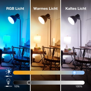 Bec LED inteligent Osram SMART A60 B22D, 9W, RGBW, dimabil, control prin aplicatie - Img 4