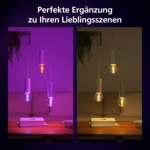 Bec LED inteligent Philips Hue White Color Ambiance Lightguide G95, dimmabil, 16 milioane culori - Img 4